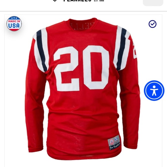 Ebbets Field Flannels -Boston Patriots 1960 Durene jersey- Size Large. - Picture 2 of 7